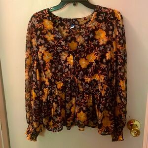 floral blouse